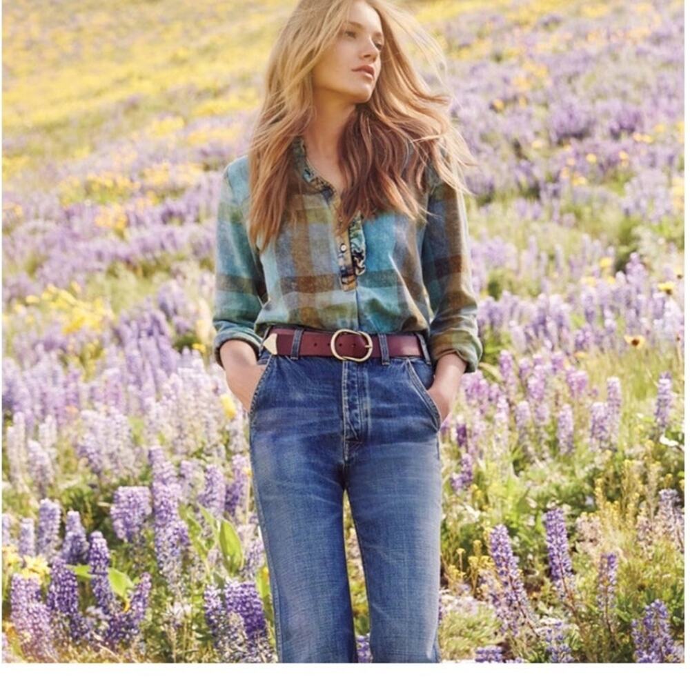 Isabella Sinclaire Anthropologie Long Sleep Top Blouse S